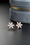 Heliophilia Silver Pendientes de Plata de Ley 925 con Baño de Oro Rosa y Circón
